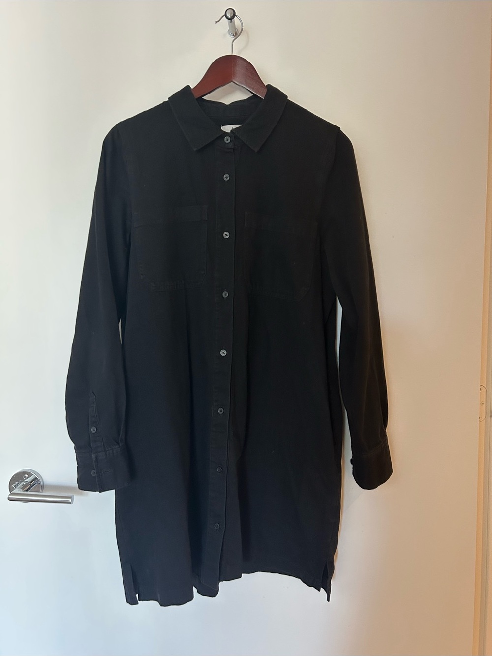 Simons heavy cotton shirt dress